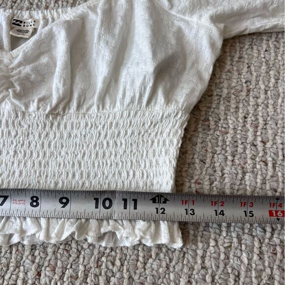 Billabong Women's Love Song Puff Sleeve Top - Picture 11 of 16